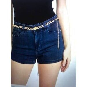 Guess Chino High‎ Rise Jean Shorts Womens Sz 10M